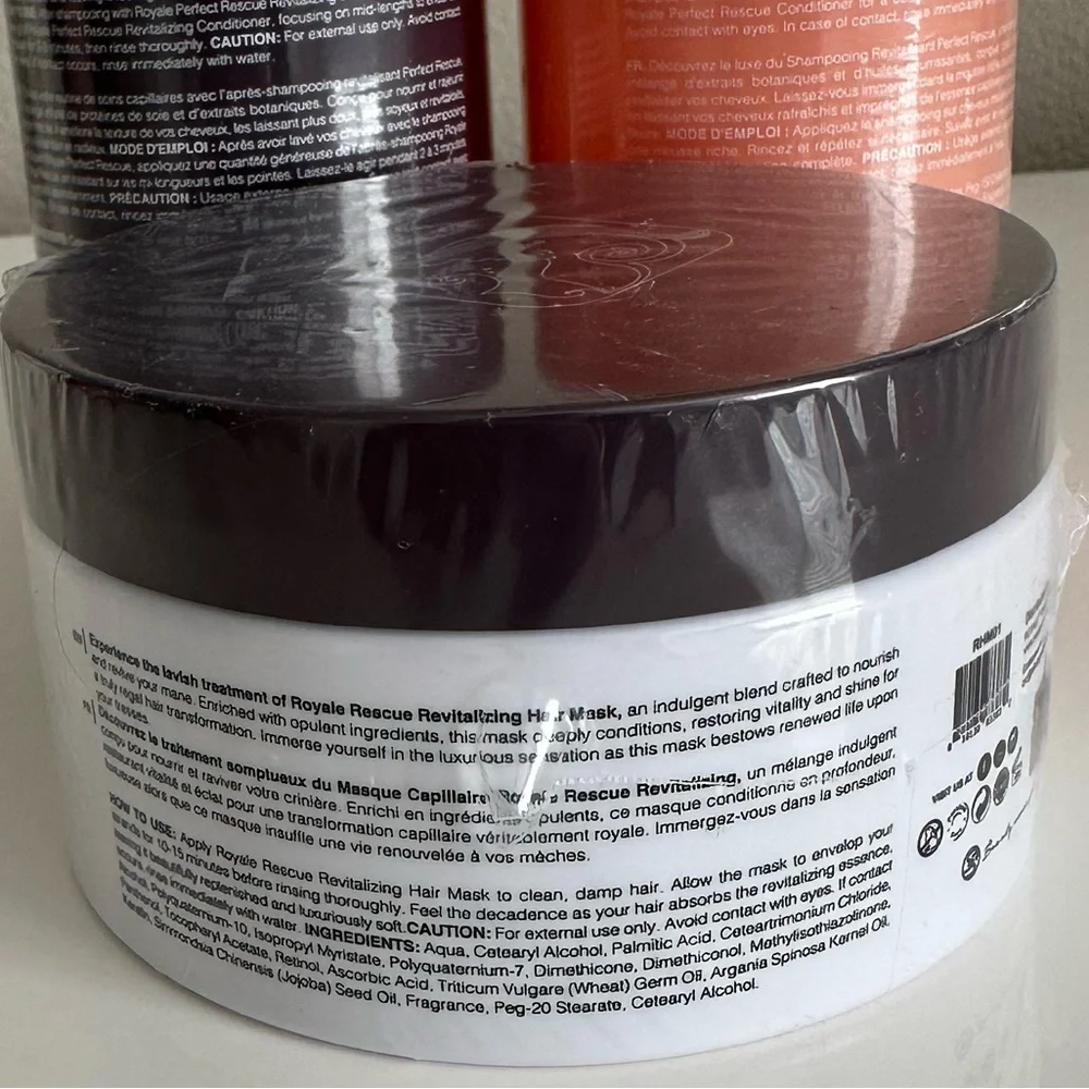 SEALED Hair Royale Shampoo and Conditioner Set & Hair Mask Set